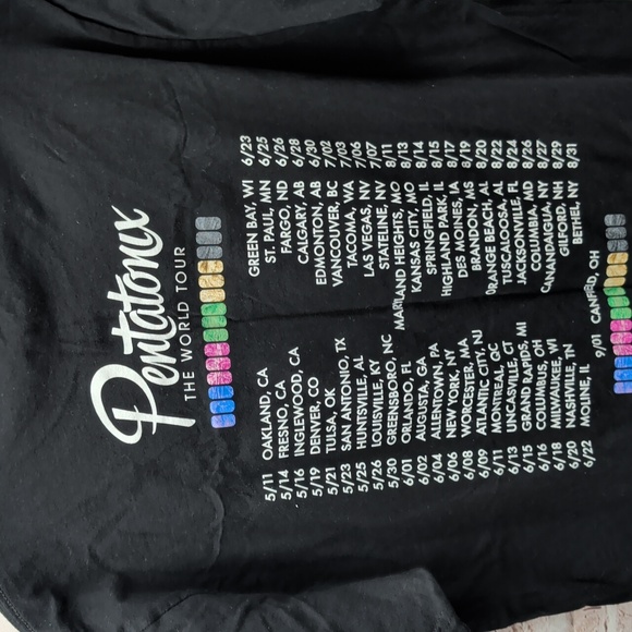 Pentatonix World Tour T Shirt Medium - Picture 6 of 6